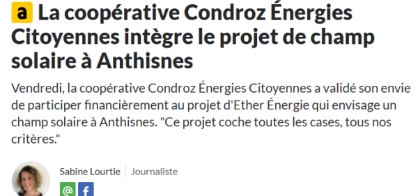 Lien vers l'article de presse